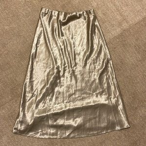 Champagne color skirt
